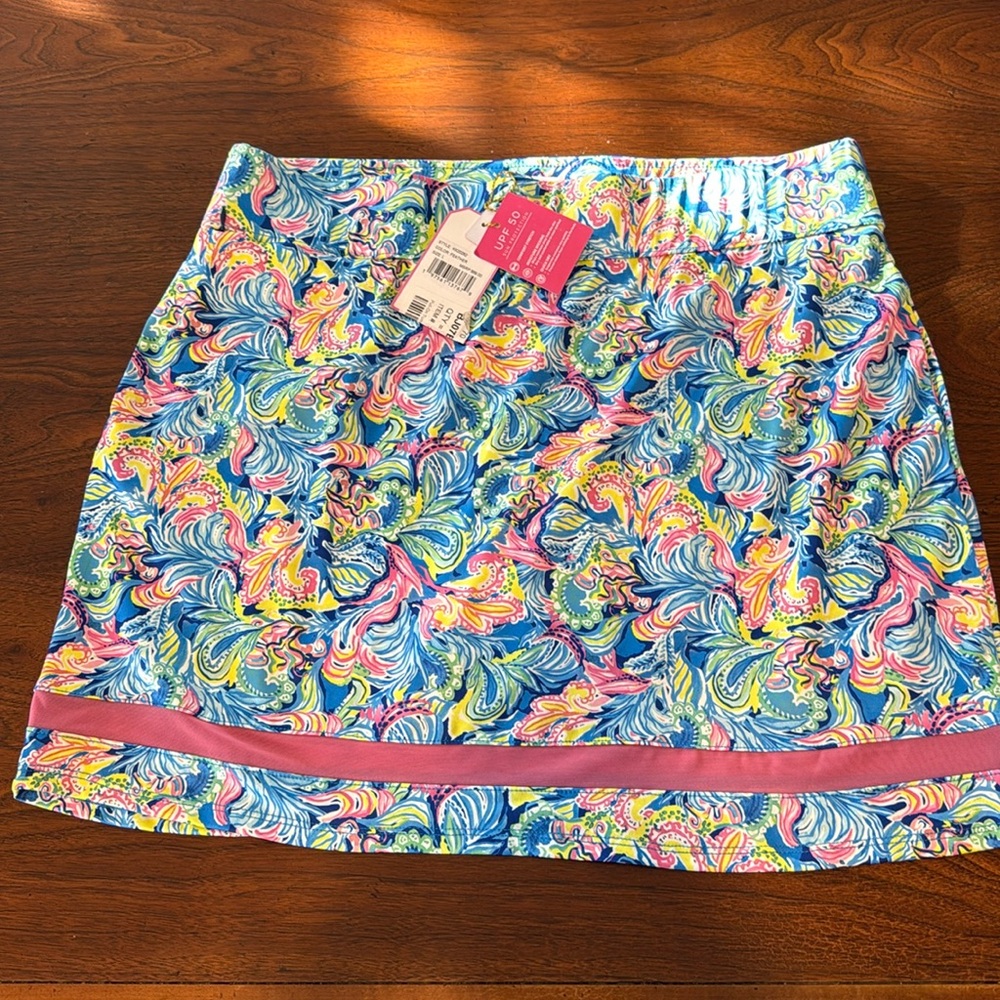 NWT. Stella Parker Sport Pull on Skort. Tummy Control Sz. L